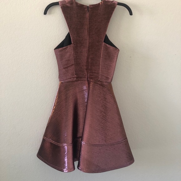 GIANNI BINI METALLIC DRESS - Picture 3 of 10